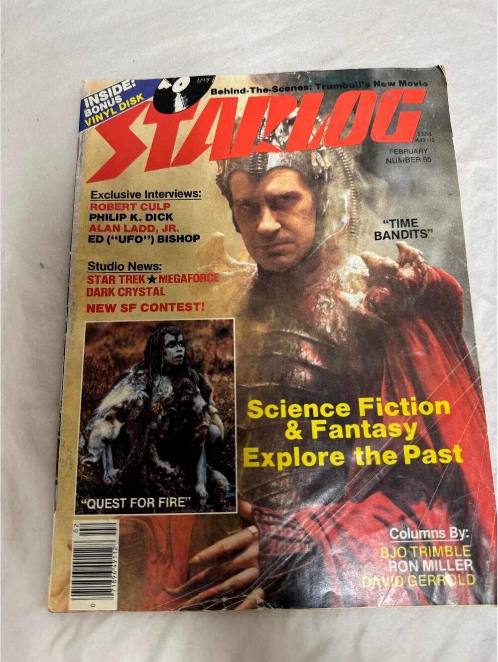 Starlog Magazine Issue 55 February 1982 Time Bandits Philip K Dick